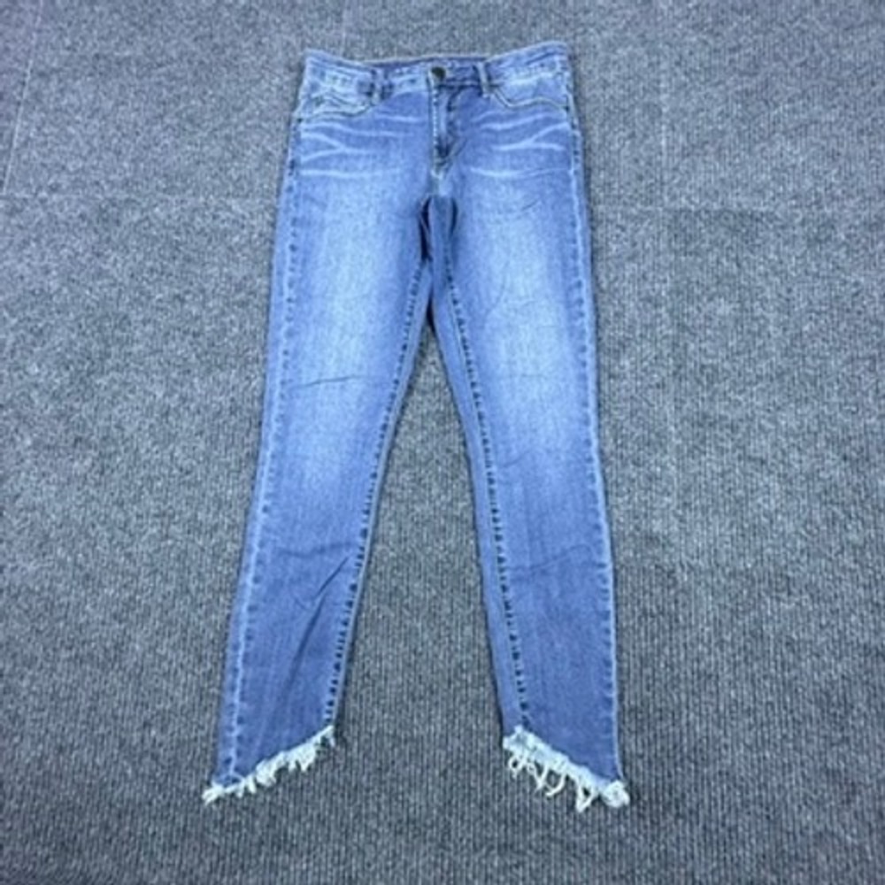 Articles of Society Skinny Jeans Montego Wash‎ Step Hem Blue 5770PL-357 Size 27
